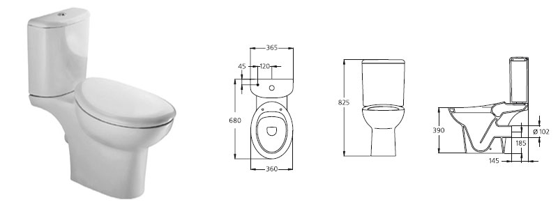 Унитаз Ideal Avance  W 9009 xx