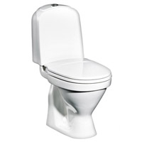 Унитаз Gustavsberg Nordic 2310 Duo с сиденьем Lux
