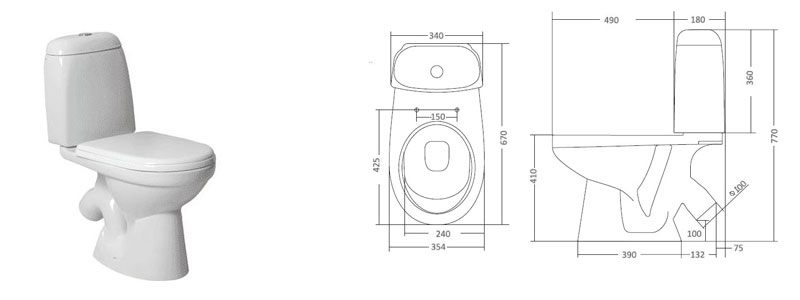 Унитаз Santek Бореаль-люкс