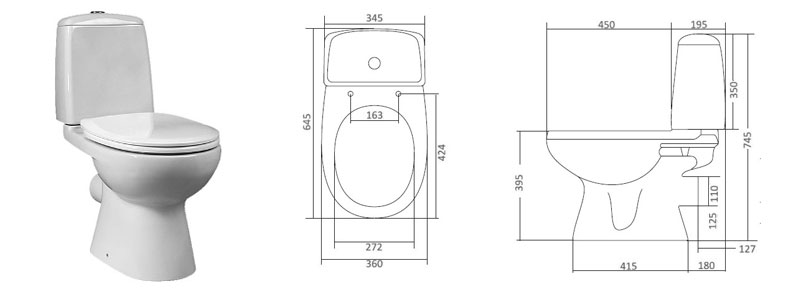Унитаз Santek Цезарь