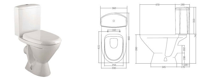 Унитаз Santek Ирис